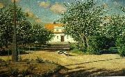 johan krouthen familjen svenfelts villa i ljungsbro USA oil painting artist